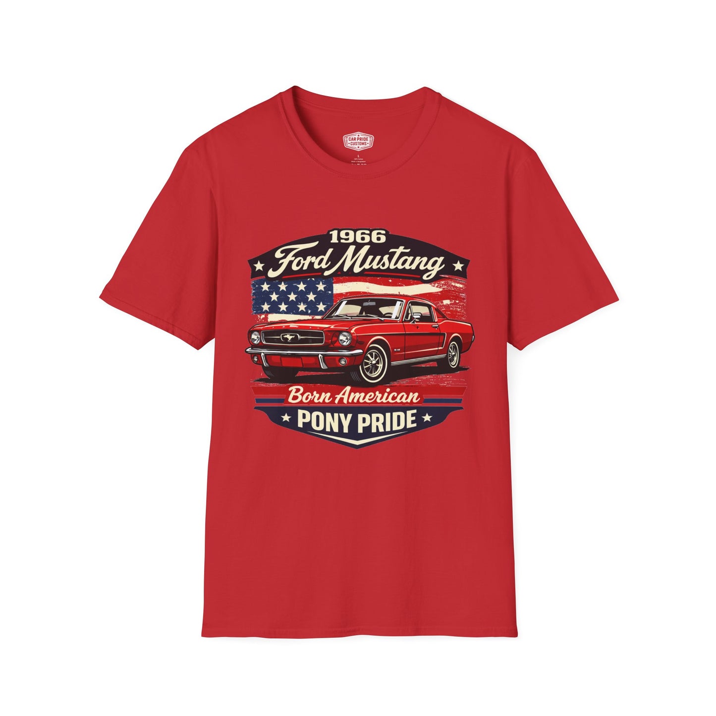 1966 Ford Mustang Red Pride - Standard Tee