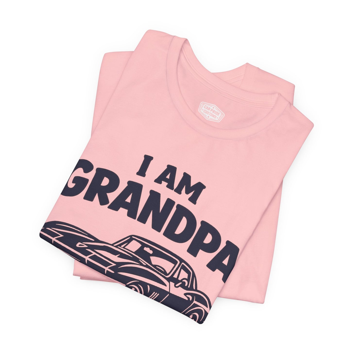 Funny Car T-Shirt | Classic Car Grandpa T-Shirt| Grandpa Car Lover Gift | 1967 Chevrolet Corvette | I am Grandpa
