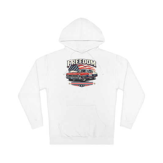 Freedom Nova 250 Patriotic American Muscle Car Hoodie| Fathers Day Gift | Car Enthusiast Hoodie