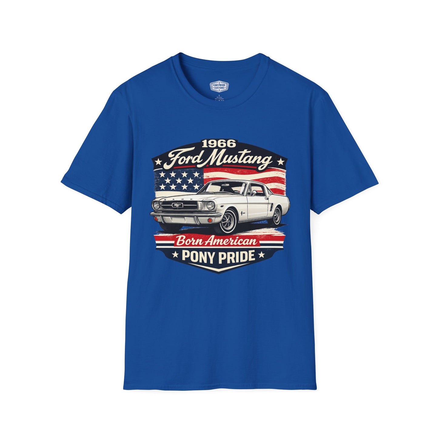 1966 Ford Mustang White Pride - Standard Tee