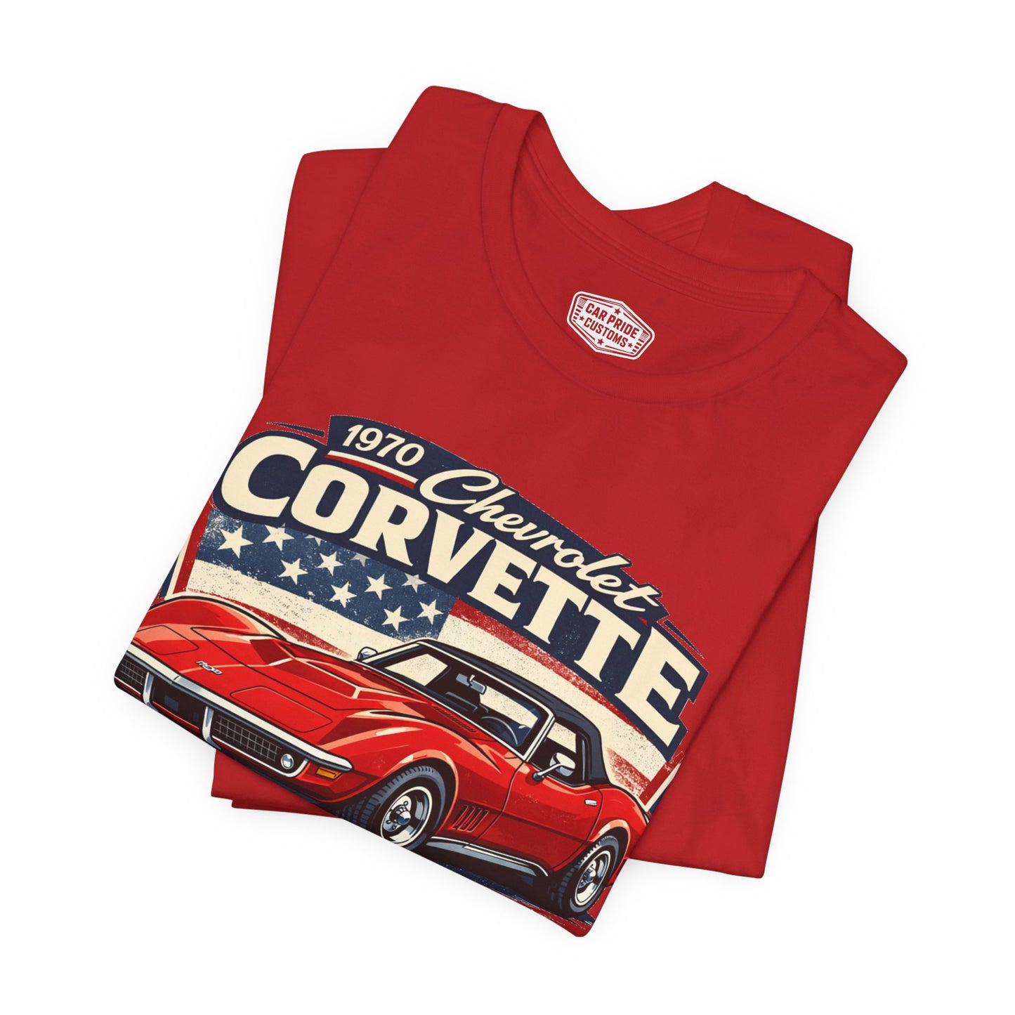 1970 Chevrolet Corvette Red Pride - Premium Tee