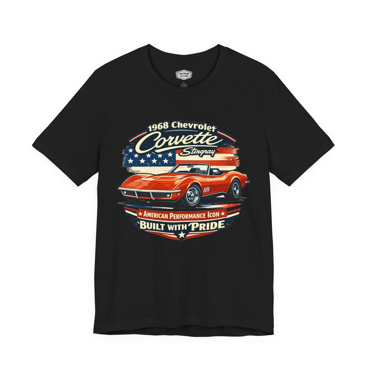 1968 Chevrolet Corvette Convertible Pride - Premium Tee