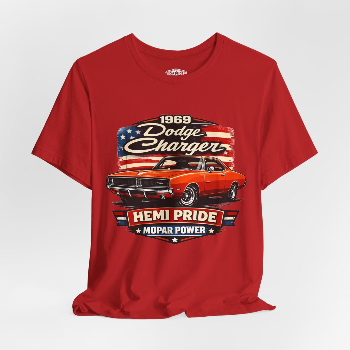 1969 Dodge Charger Orange Pride - Premium Tee