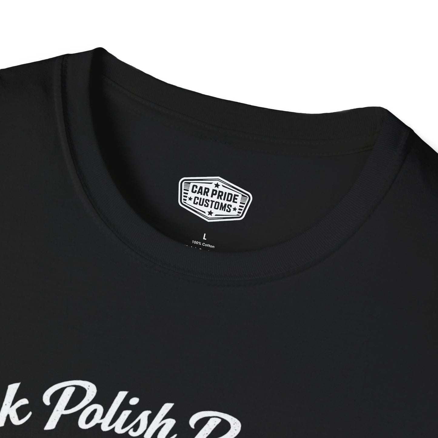 Park Polish Repeat | 1966 Ford Van T-Shirt | Funny Classic Van Show Graphic Tee | Ford Econoline Shirt