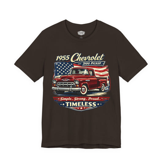 1955 Chevrolet 3100 Pickup Pride - Premium Tee