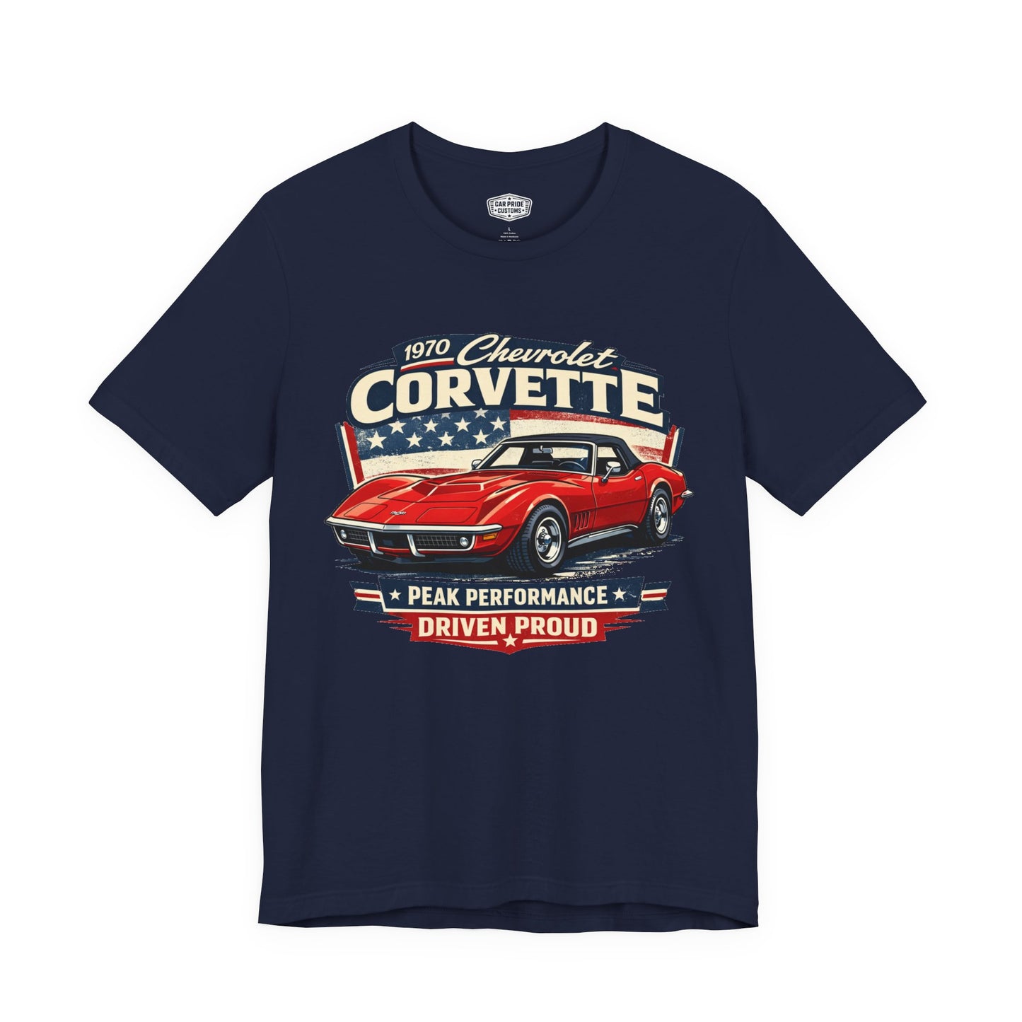 1970 Chevrolet Corvette Red Pride - Premium Tee