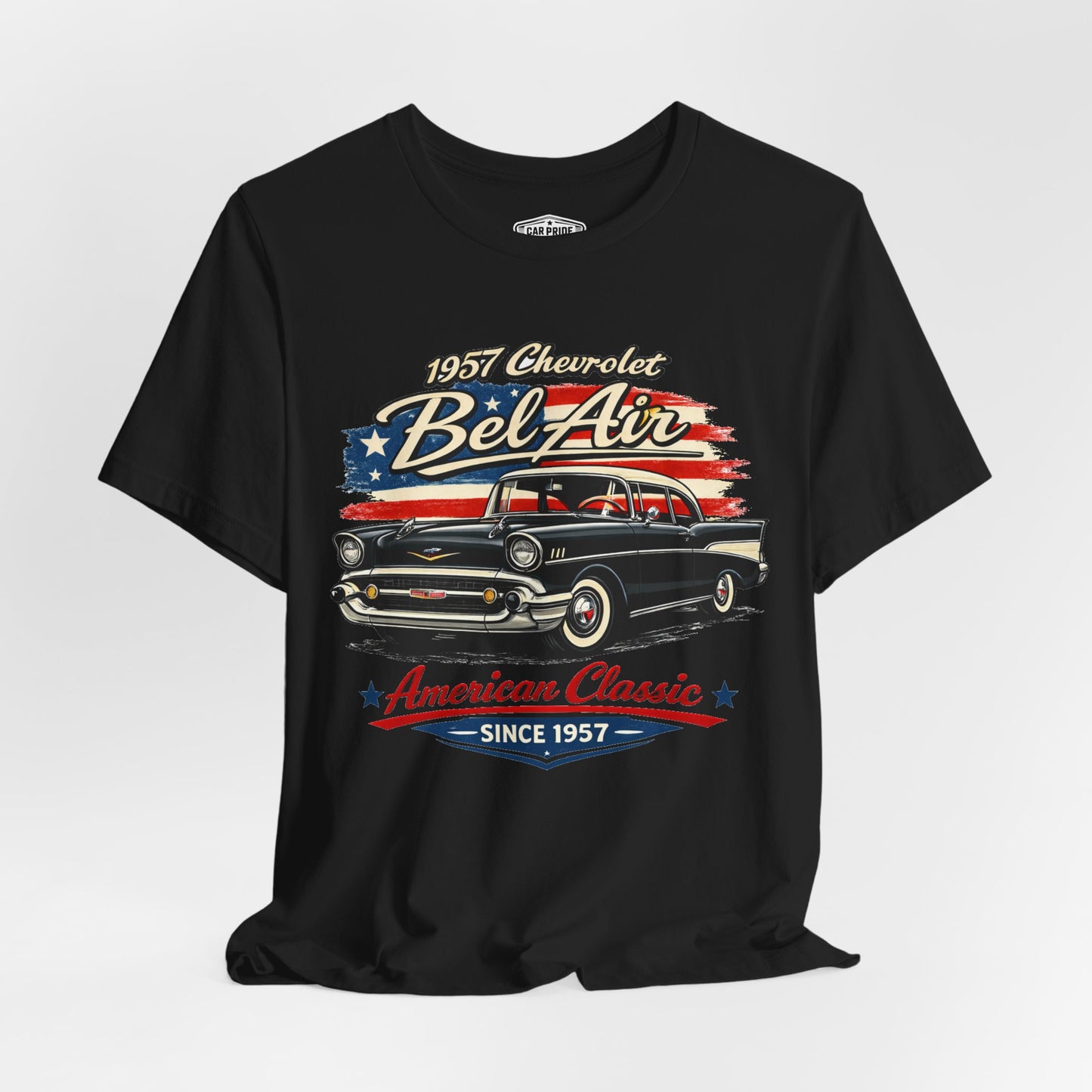 1957 Chevrolet Bel Air Black Pride - Premium Tee