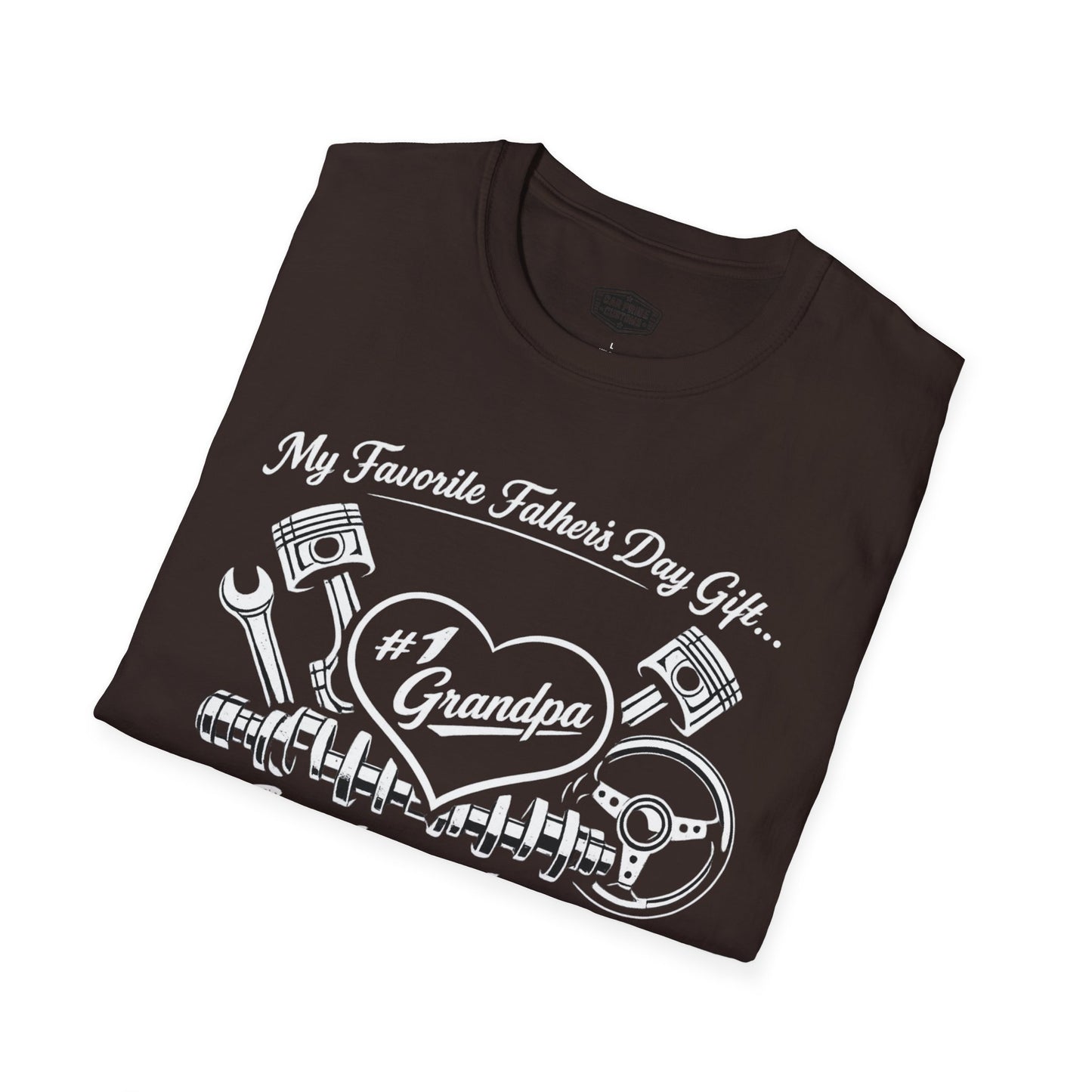 #1 Grandpa Car Shirt | Father’s Day Gift Is This Shirt | Funny Dad Car Shirt | Car Guy Gift | Automotive Tee