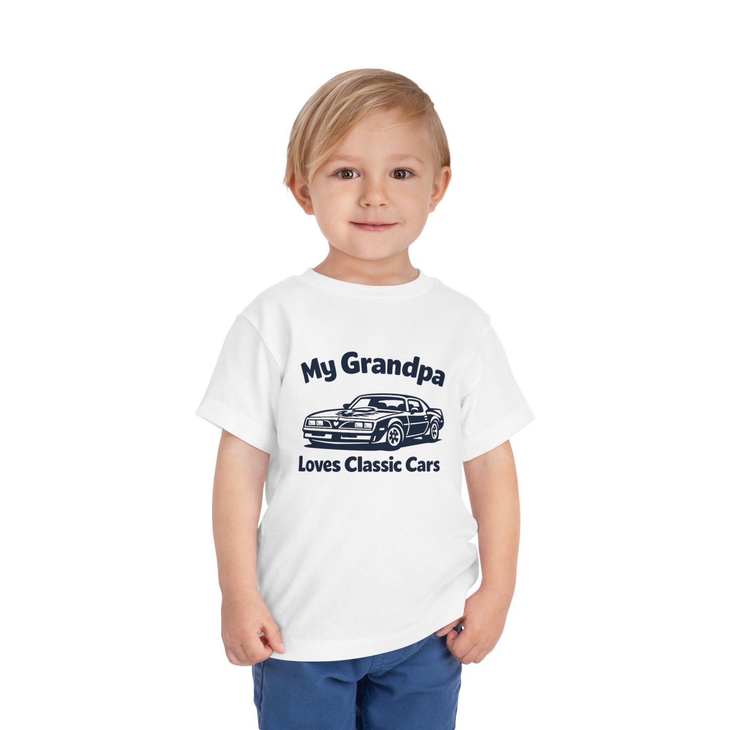 Funny Car T-Shirt | Classic Car Toddler T-Shirt| Grandpa Car Lover Gift | 1979 Pontiac Trans AM | Grandpa Likes Cars