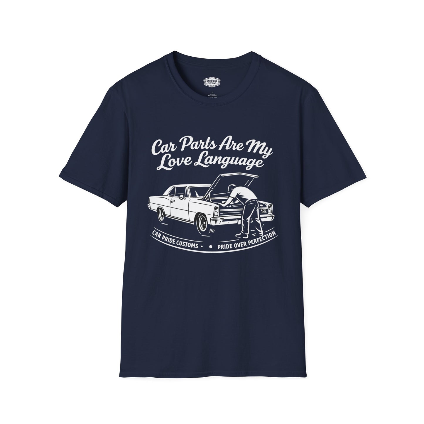 Funny Car T-Shirt | Car Guy Gift | Mechanic Shirt | 1966 Chevrolet Nova SS | Car Parts