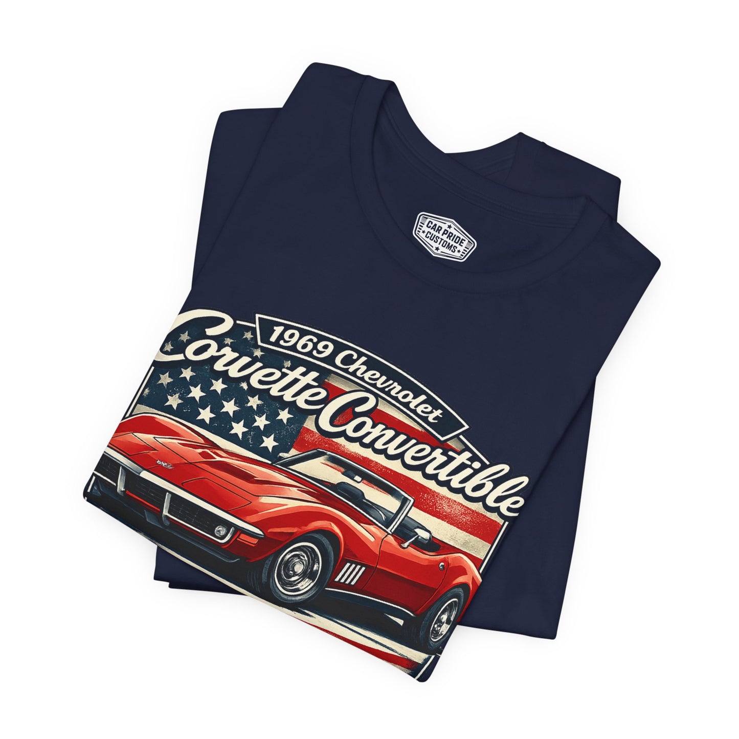 1969 Chevrolet Corvette Convertible Red Pride - Premium Tee