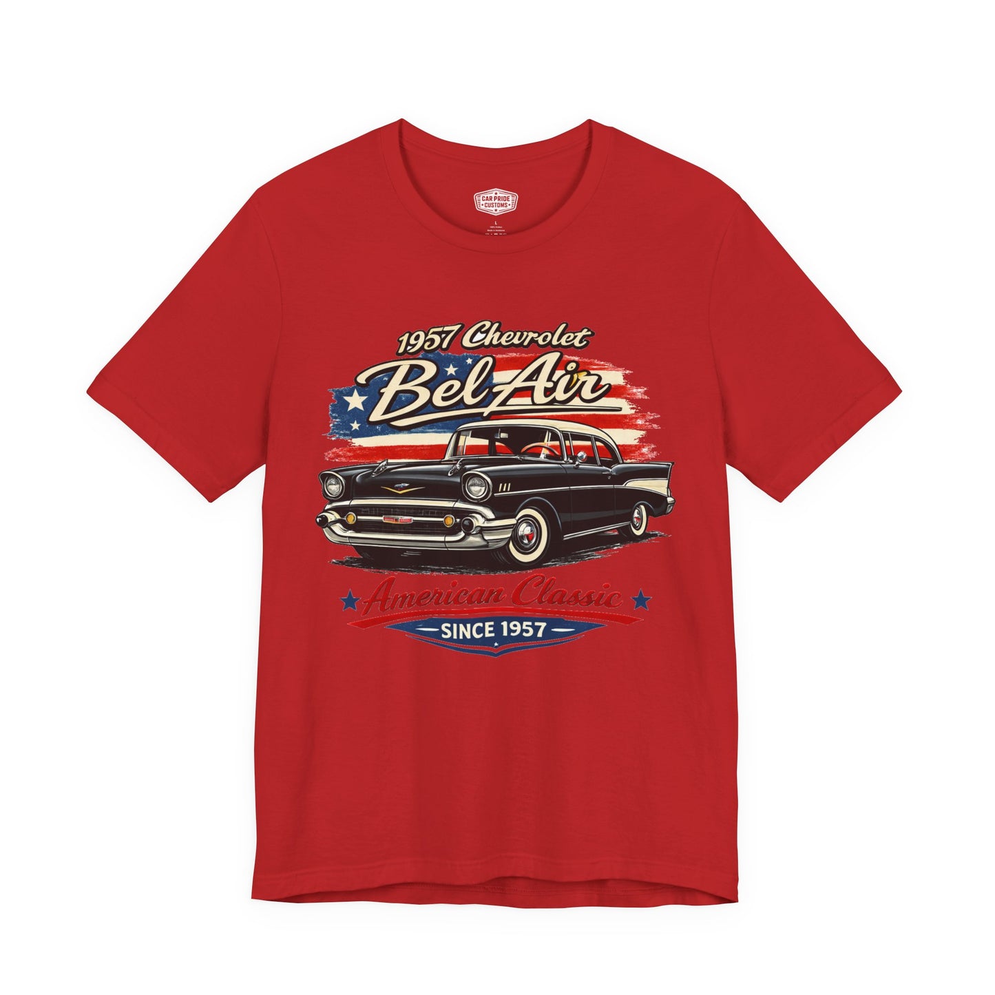 1957 Chevrolet Bel Air Black Pride - Premium Tee