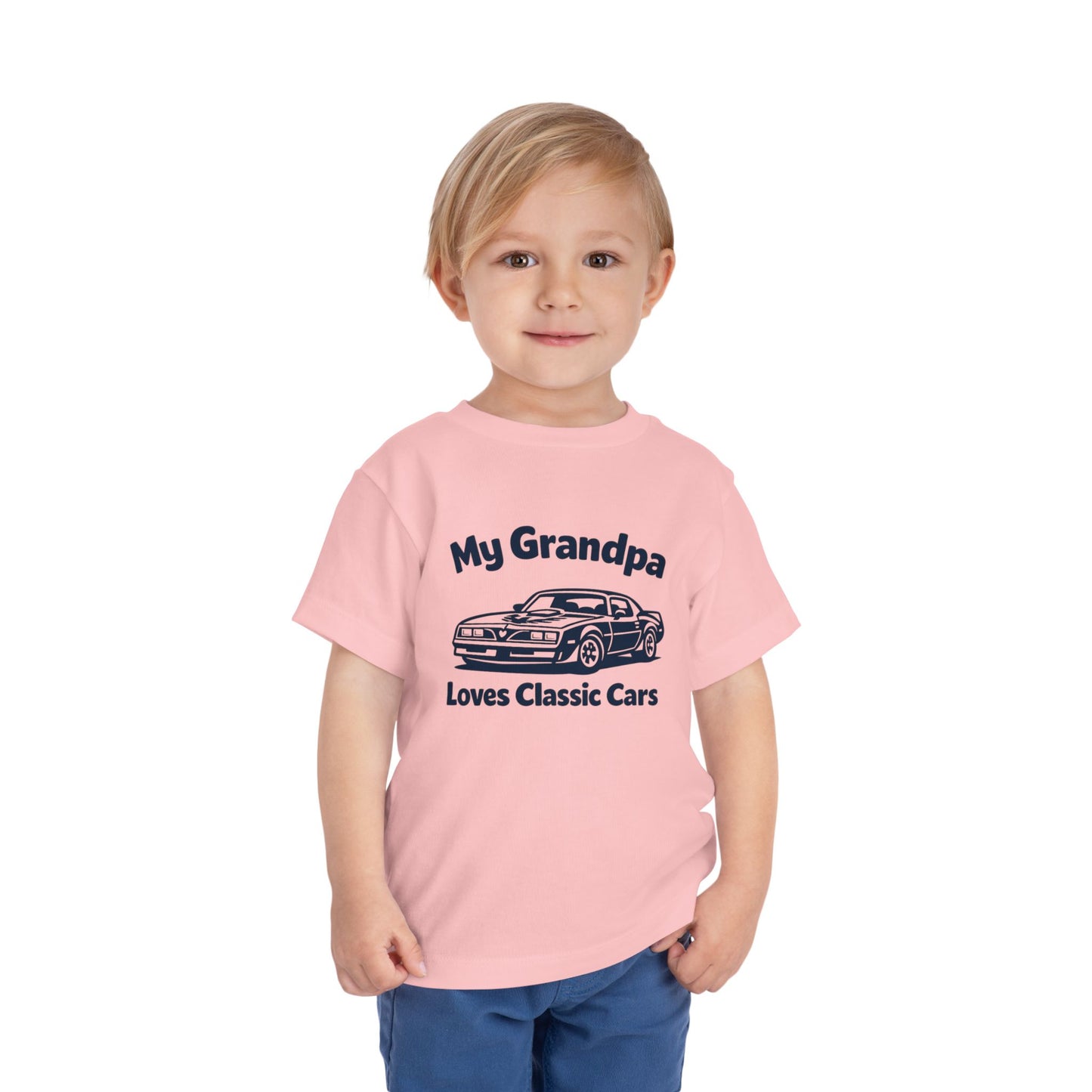 Funny Car T-Shirt | Classic Car Toddler T-Shirt| Grandpa Car Lover Gift | 1979 Pontiac Trans AM | Grandpa Likes Cars