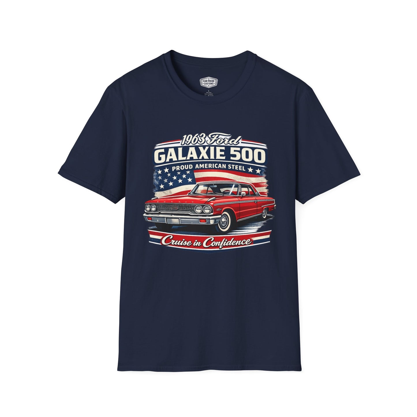 1963 Ford Galaxy 500 Red Pride - Standard Tee