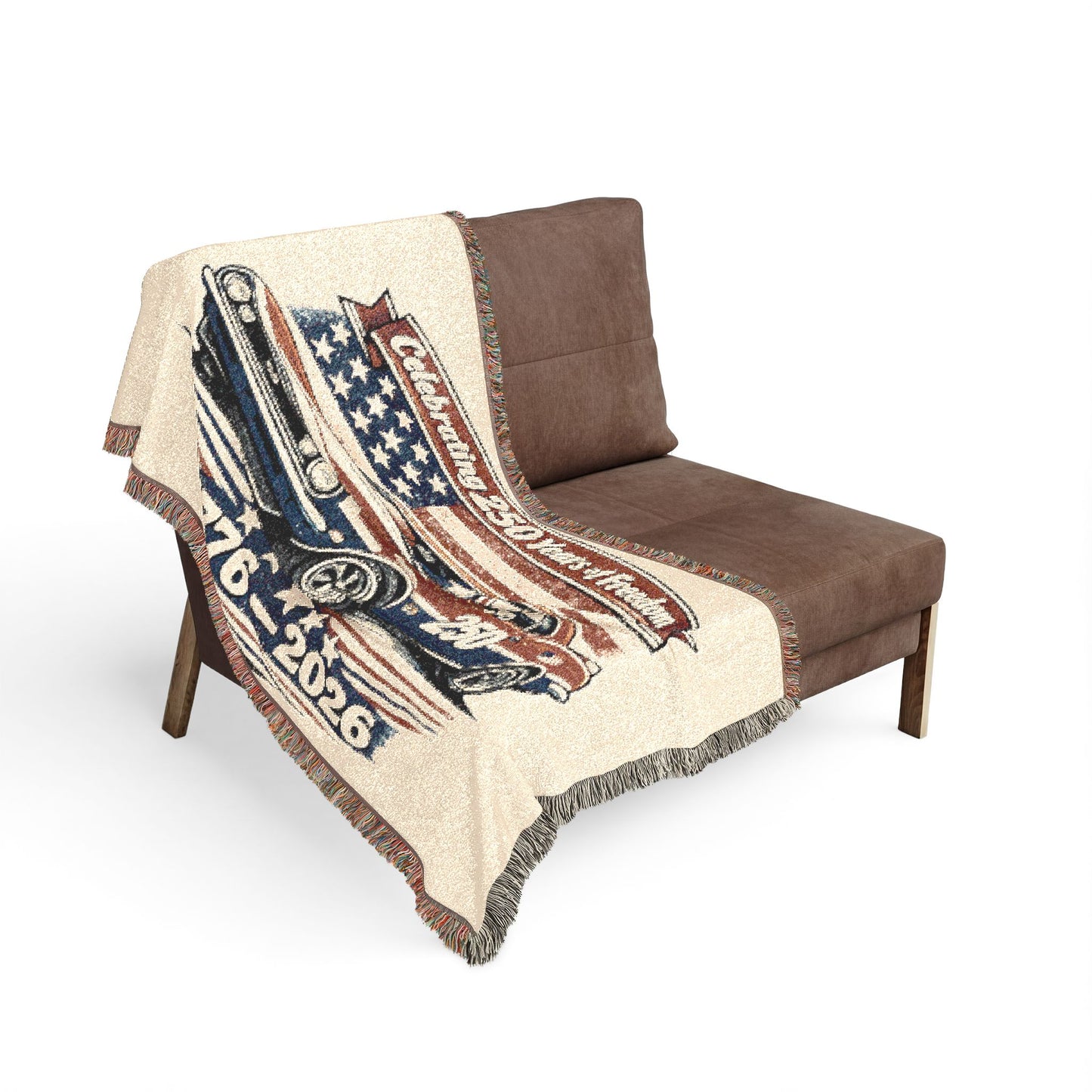 Classic Camaro Woven Throw Americana Patriotic Blanket | Automotive Home Decor | Collector Gift | Fathers Day Gift | Car Lover Gift