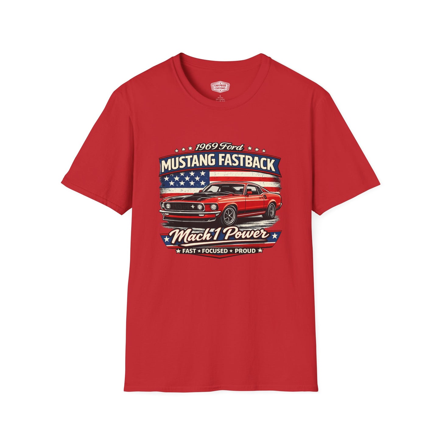 1969 Ford Mustang Fastback Mach 1 Pride - Standard Tee