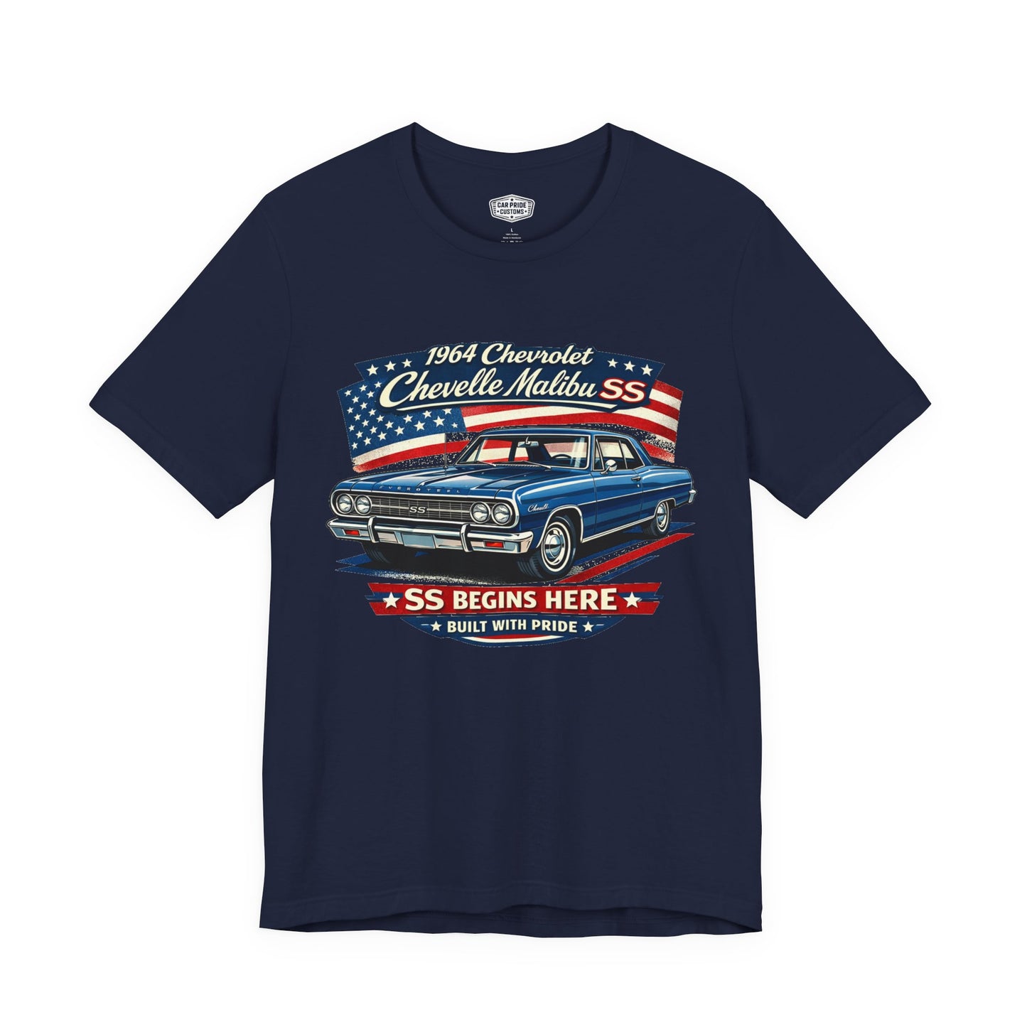 1964 Chevrolet Chevelle SS Blue Pride - Premium Tee