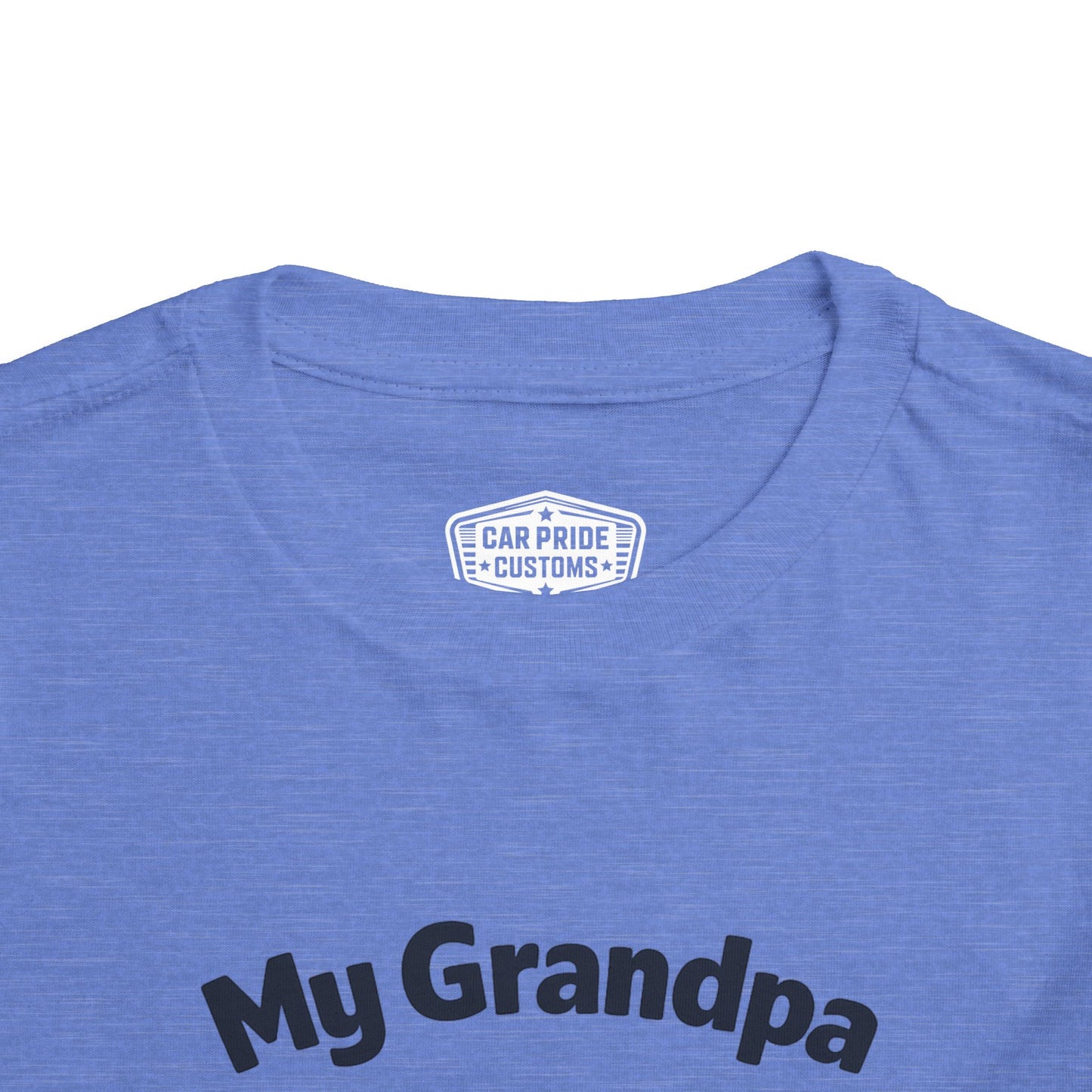 Funny Car T-Shirt | Classic Car Toddler T-Shirt| Grandpa Car Lover Gift | 1968 Chevrolet Camaro | Grandpa Likes Cars