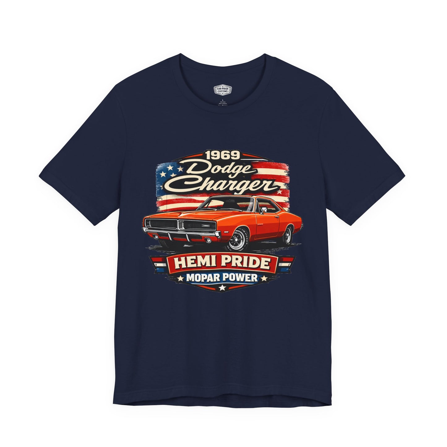 1969 Dodge Charger Orange Pride - Premium Tee