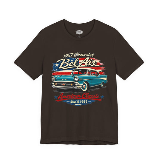 1957 Chevrolet Bel Air Blue Pride - Premium Tee