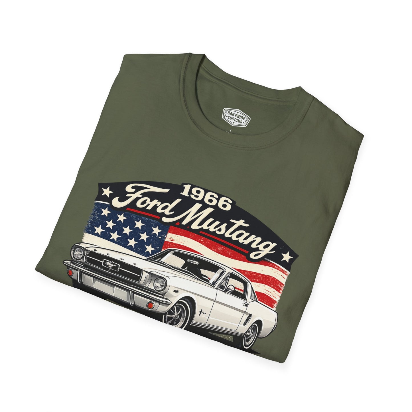 1966 Ford Mustang White Pride - Standard Tee