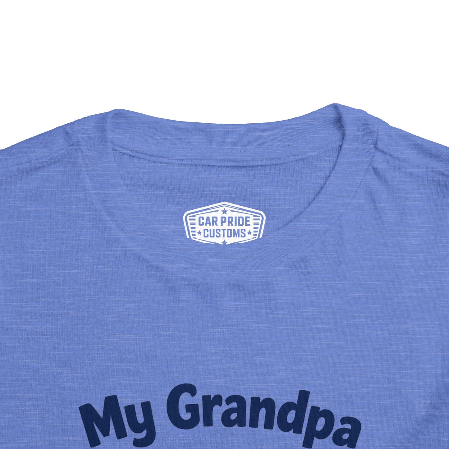 Funny Car T-Shirt | Classic Car Toddler T-Shirt| Grandpa Car Lover Gift | 1967 Chevrolet Corvette | Grandpa Likes Cars