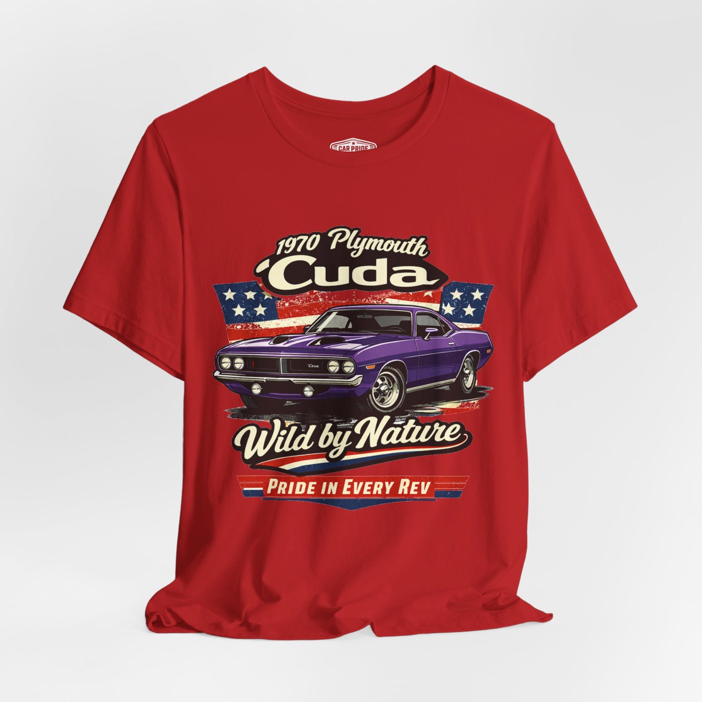 1970 Plymouth Cuda Purple Pride - Premium Tee