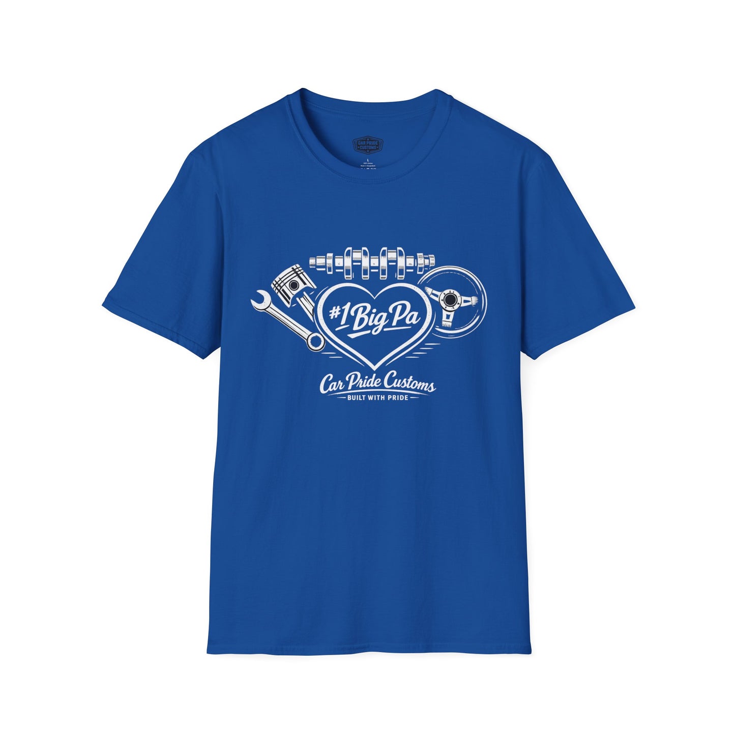 #1 Big Pa Car Shirt | Father’s Day Gift for Grandpa | Car Guy Shirt | Automotive Tee