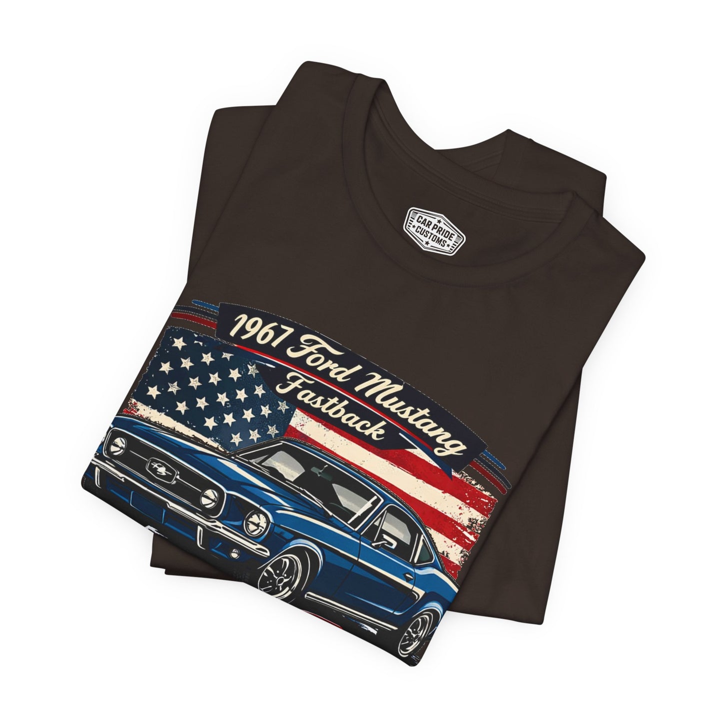 1967 Ford Mustang Fastback Pride - Premium Tee