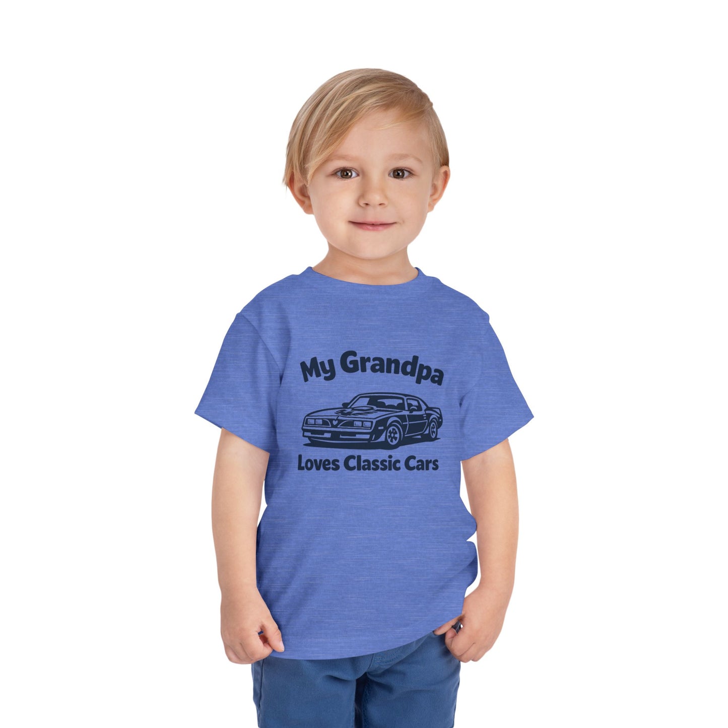 Funny Car T-Shirt | Classic Car Toddler T-Shirt| Grandpa Car Lover Gift | 1979 Pontiac Trans AM | Grandpa Likes Cars