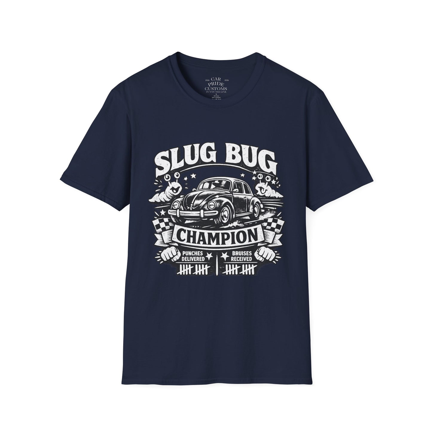 Slug Bug Champion | Funny Car Lover T-Shirt | Fathers Day Gift for Dad | Hot Rod | Car Lover Gift
