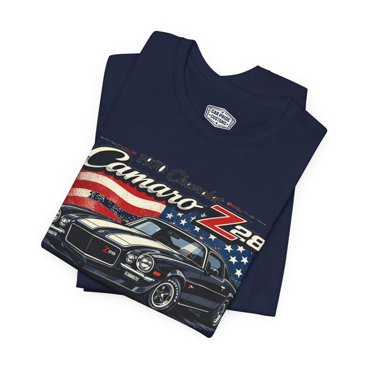 1970 Chevrolet Camaro Z28 Pride Shirt | Classic Car Gift for Dad | American Pride | Vintage | Classic | Premium Soft