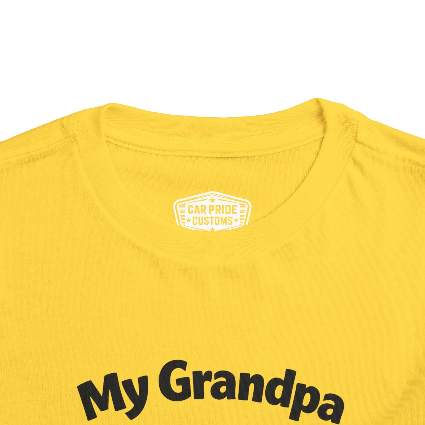 Funny Car T-Shirt | Classic Car Toddler T-Shirt| Grandpa Car Lover Gift | 1968 Dodge Charger | Grandpa Likes Cars