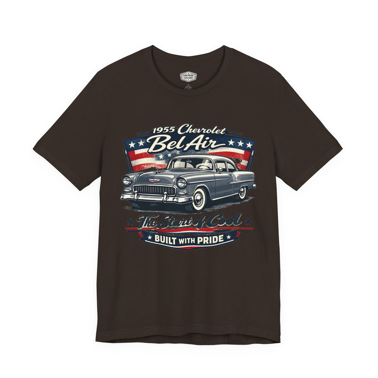 1955 Chevrolet Bel Air Grey Pride - Premium Tee