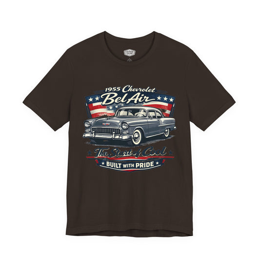 1955 Chevrolet Bel Air Grey Pride - Premium Tee
