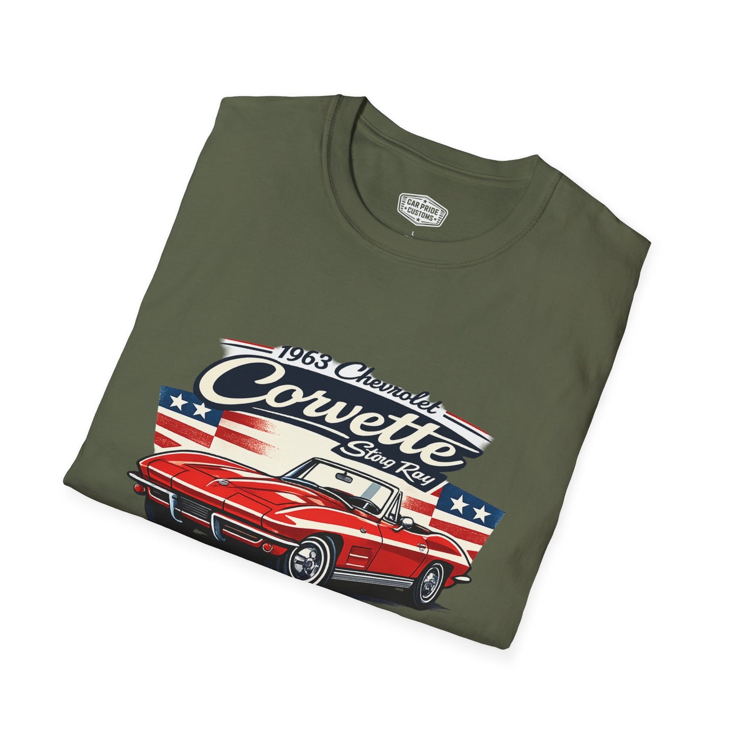 1963 Chevrolet Corvette Stingray Convertible Pride - Standard Tee