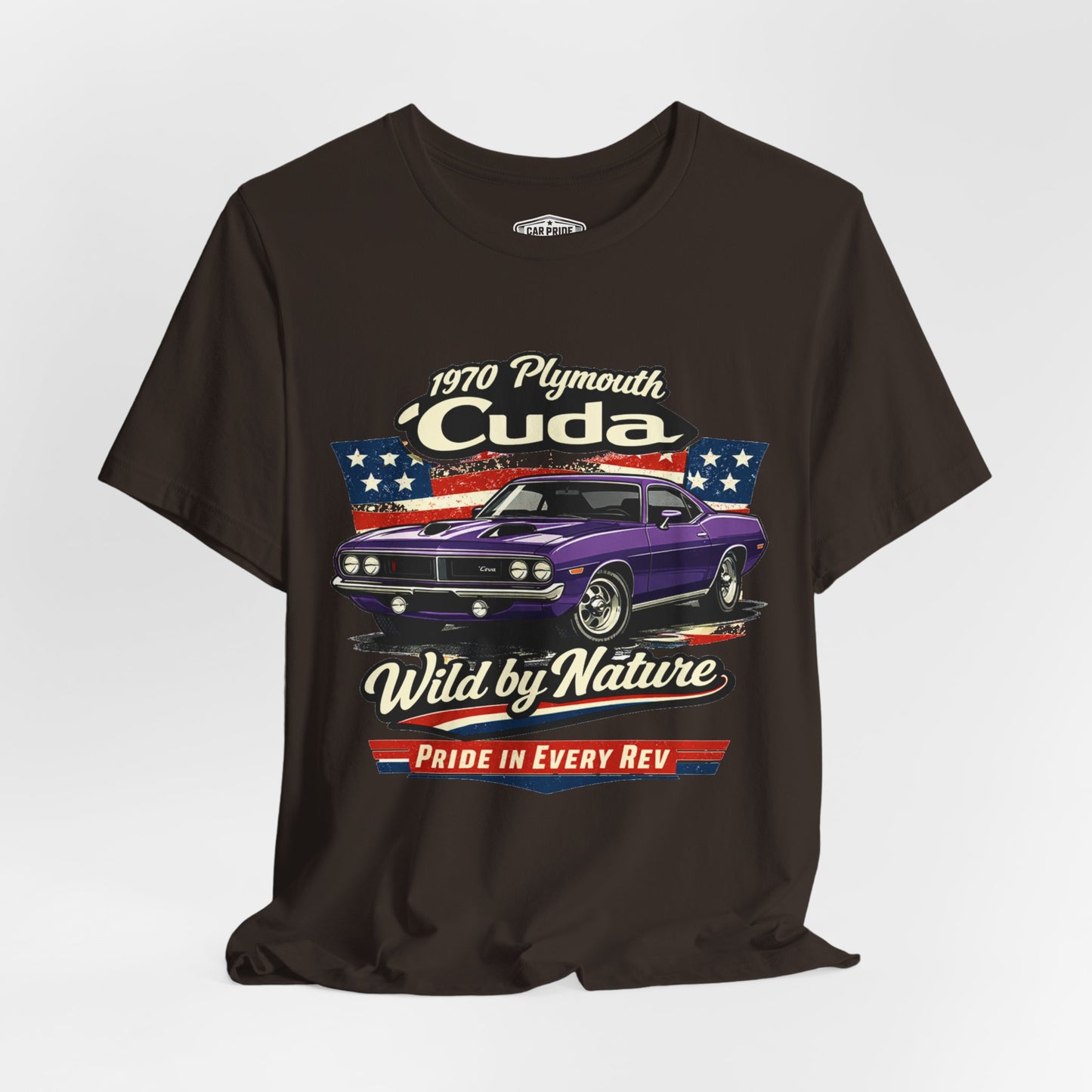 1970 Plymouth Cuda Purple Pride - Premium Tee