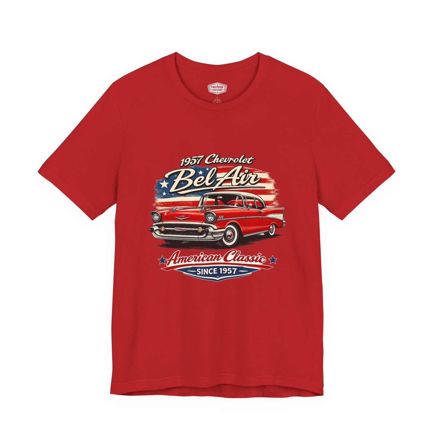 1957 Chevrolet Bel Air Red Pride - Premium Tee