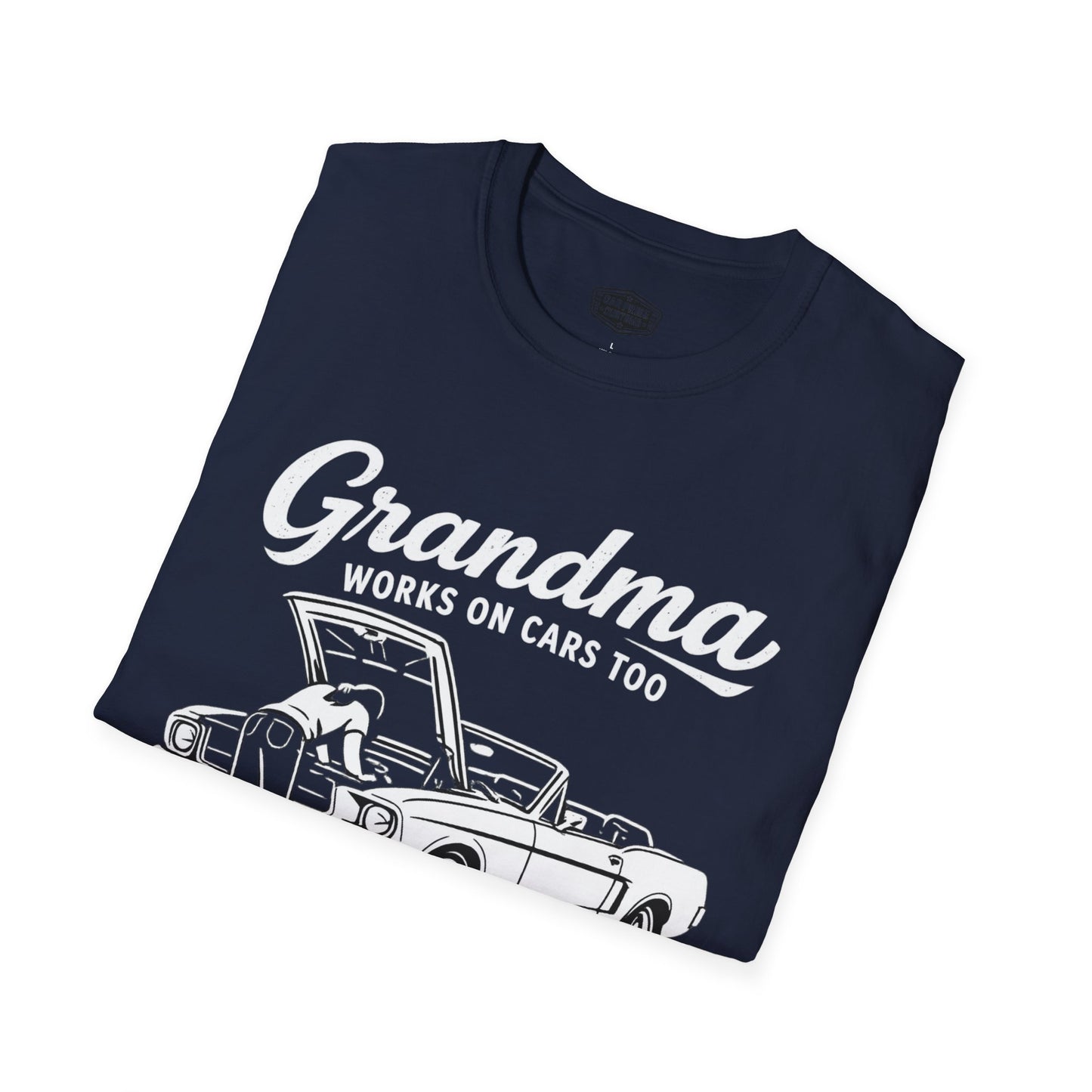 Funny Grandma Car Shirt | Mother's Day Gift | Car Lover Shirt | Automotive Tee | Work on Cars Too