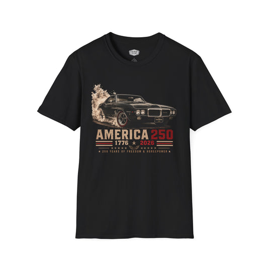 USA 250 Firebird Shirt | USA 250th Anniversary Gift | Classic Car Lover Shirt