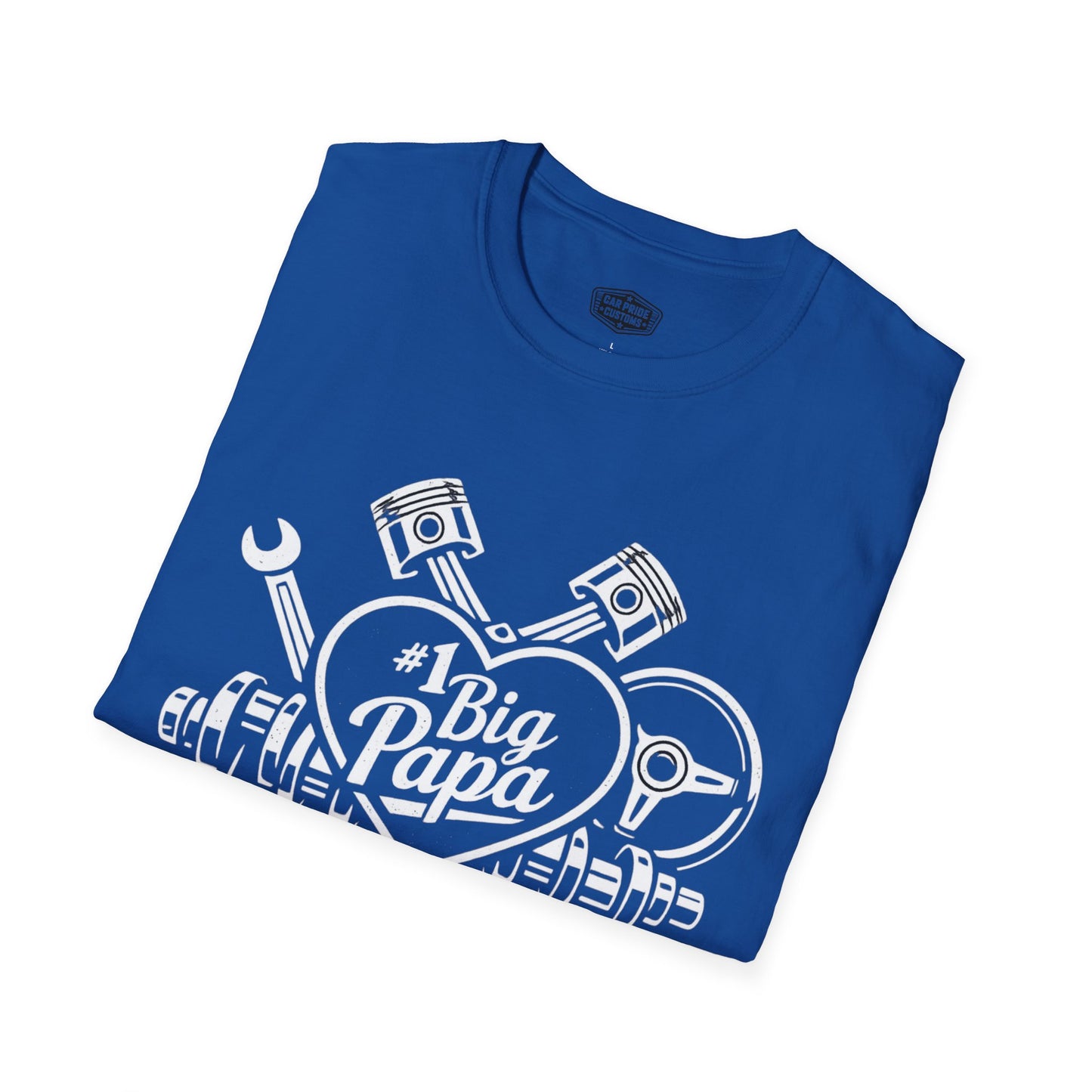 #1 Big Papa Car Shirt | Father’s Day Gift | Car Enthusiast Shirt | Automotive Tee