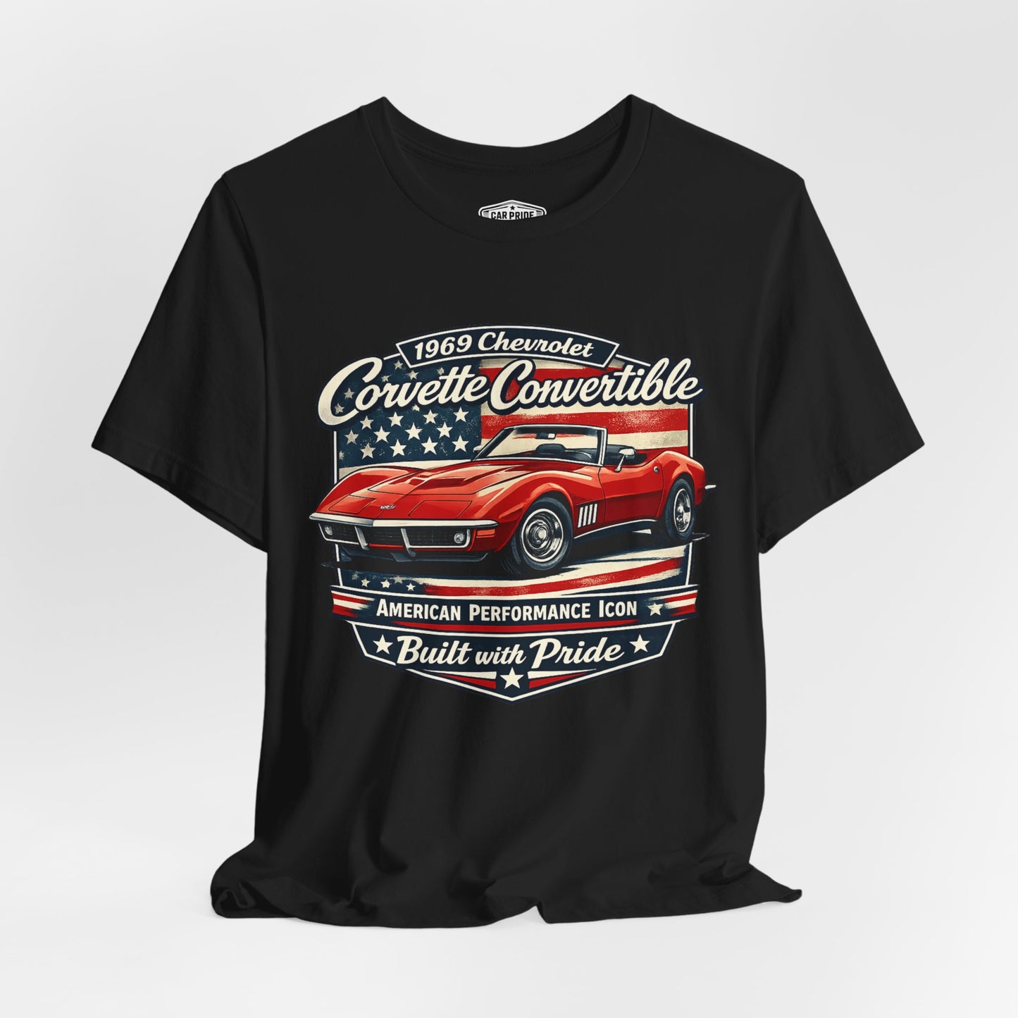 1969 Chevrolet Corvette Convertible Red Pride - Premium Tee