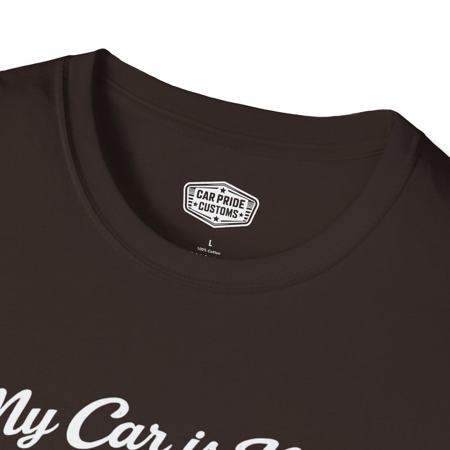 My Car is My Therapist | 1968 Chevy Camaro T-Shirt | Funny Convertible Muscle Car Graphic Tee | Classic Camaro Shirt
