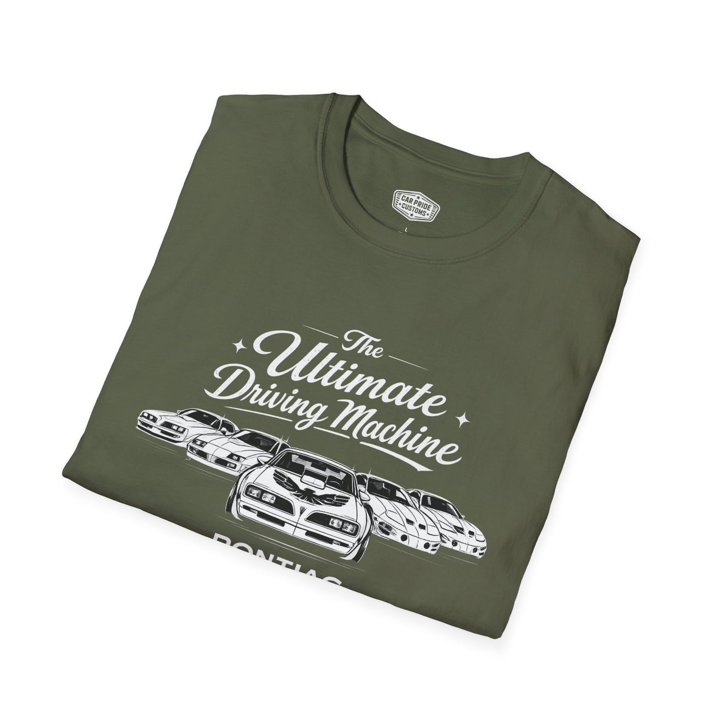 Pontiac Trans Am Evolution T-Shirt | Ultimate Driving Machine Muscle Car Graphic Tee | Vintage Pontiac Shirt
