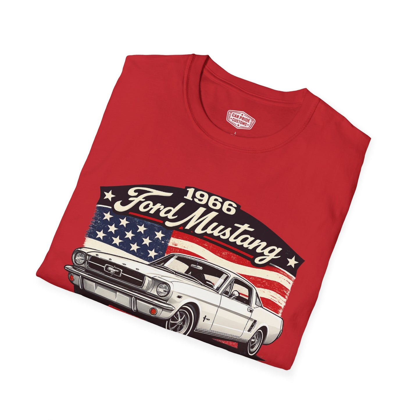 1966 Ford Mustang White Pride - Standard Tee