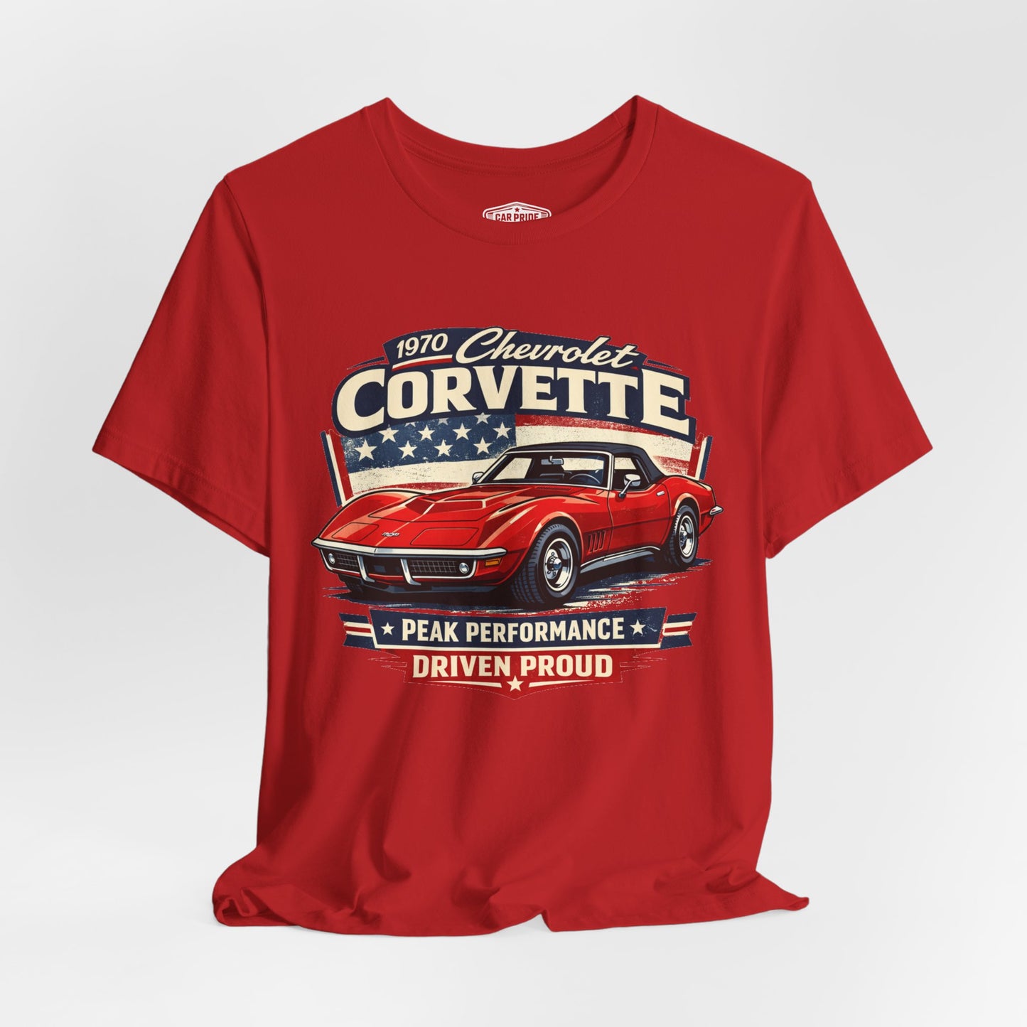 1970 Chevrolet Corvette Red Pride - Premium Tee