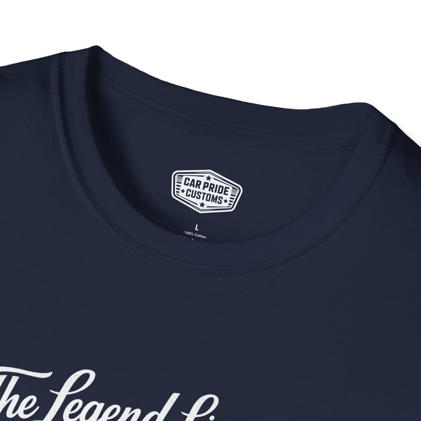Ford Mustang Evolution T-Shirt | Legend Lives On Mustang Graphic Tee | Classic Ford Muscle Car Shirt