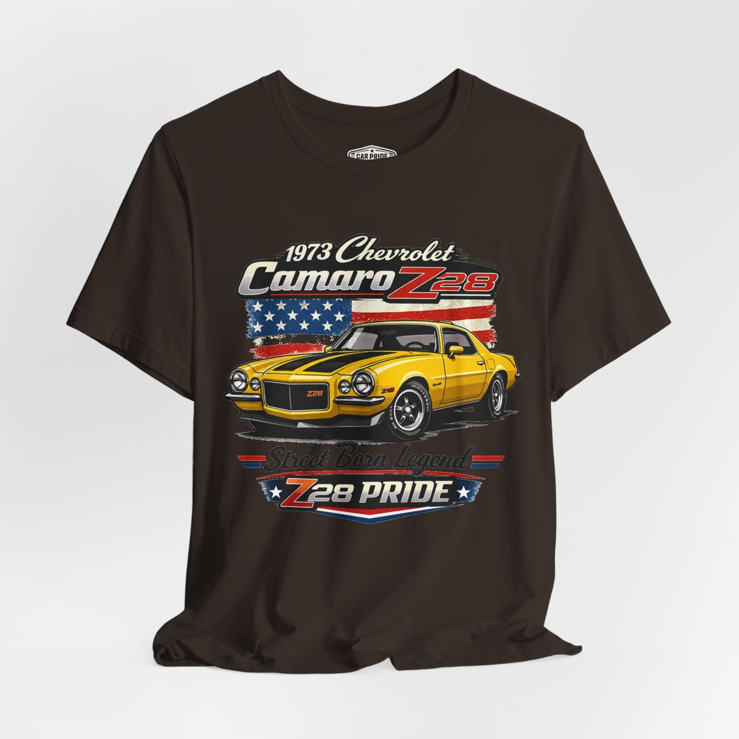 1973 Chevrolet Camaro Shirt | Classic Car Gift for Dad | American Pride | Vintage | Classic | Premium Soft