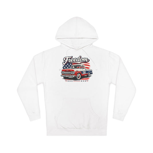 Freedom Ford F100 Pickup 250 Patriotic American Muscle Car Hoodie| Fathers Day Gift | Car Enthusiast Hoodie