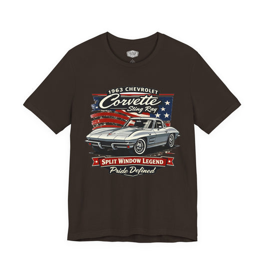 1963 Chevrolet Corvette Stingray Pride - Premium Tee